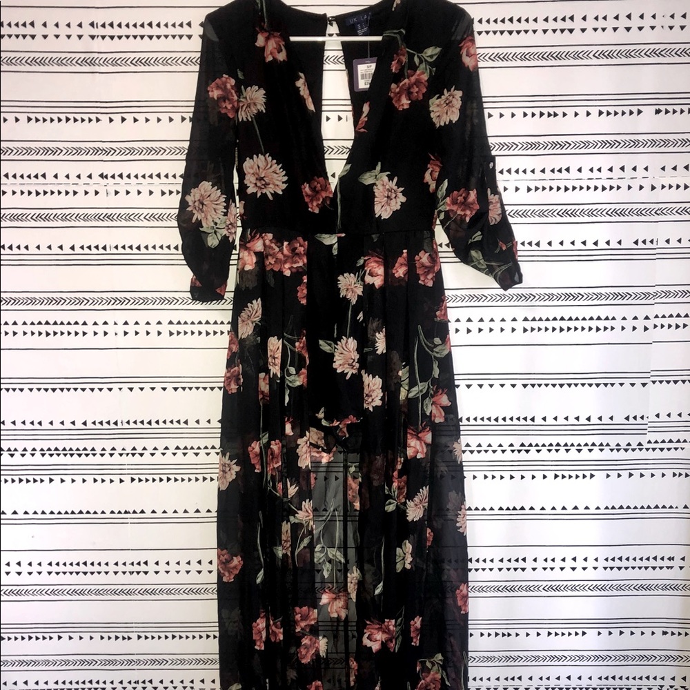 Never worn!! High-low romper